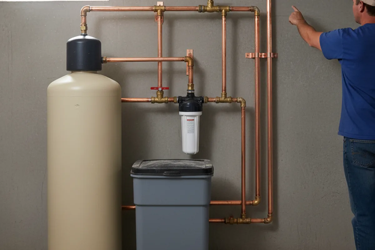 Whole-house water treatment system installed in Fairmount